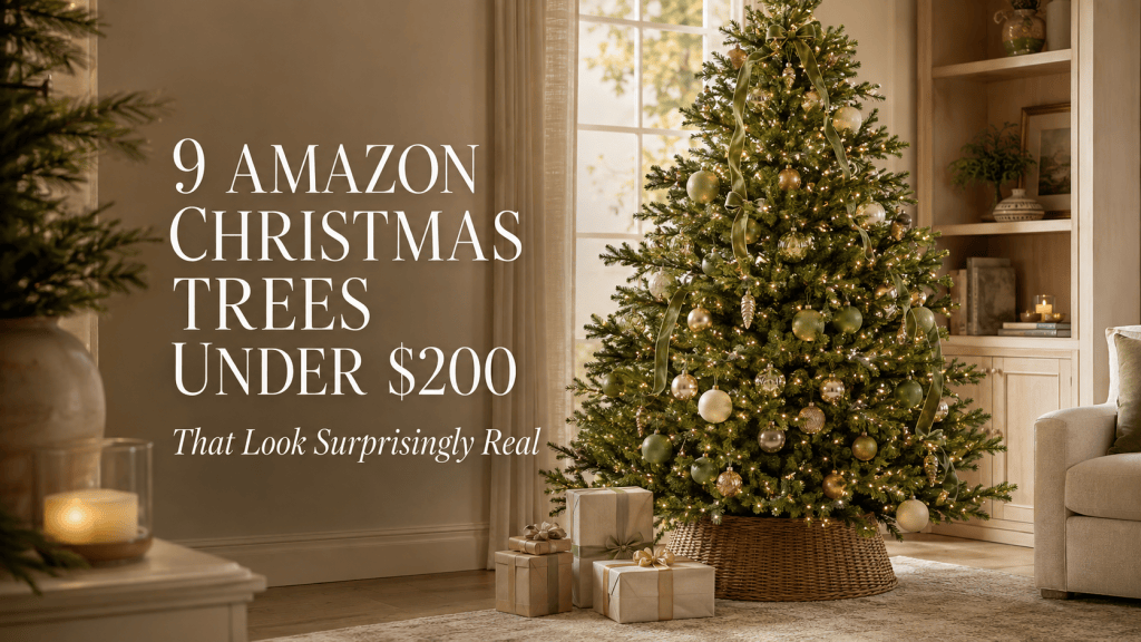 9 Artificial Amazon Christmas Trees Under $200